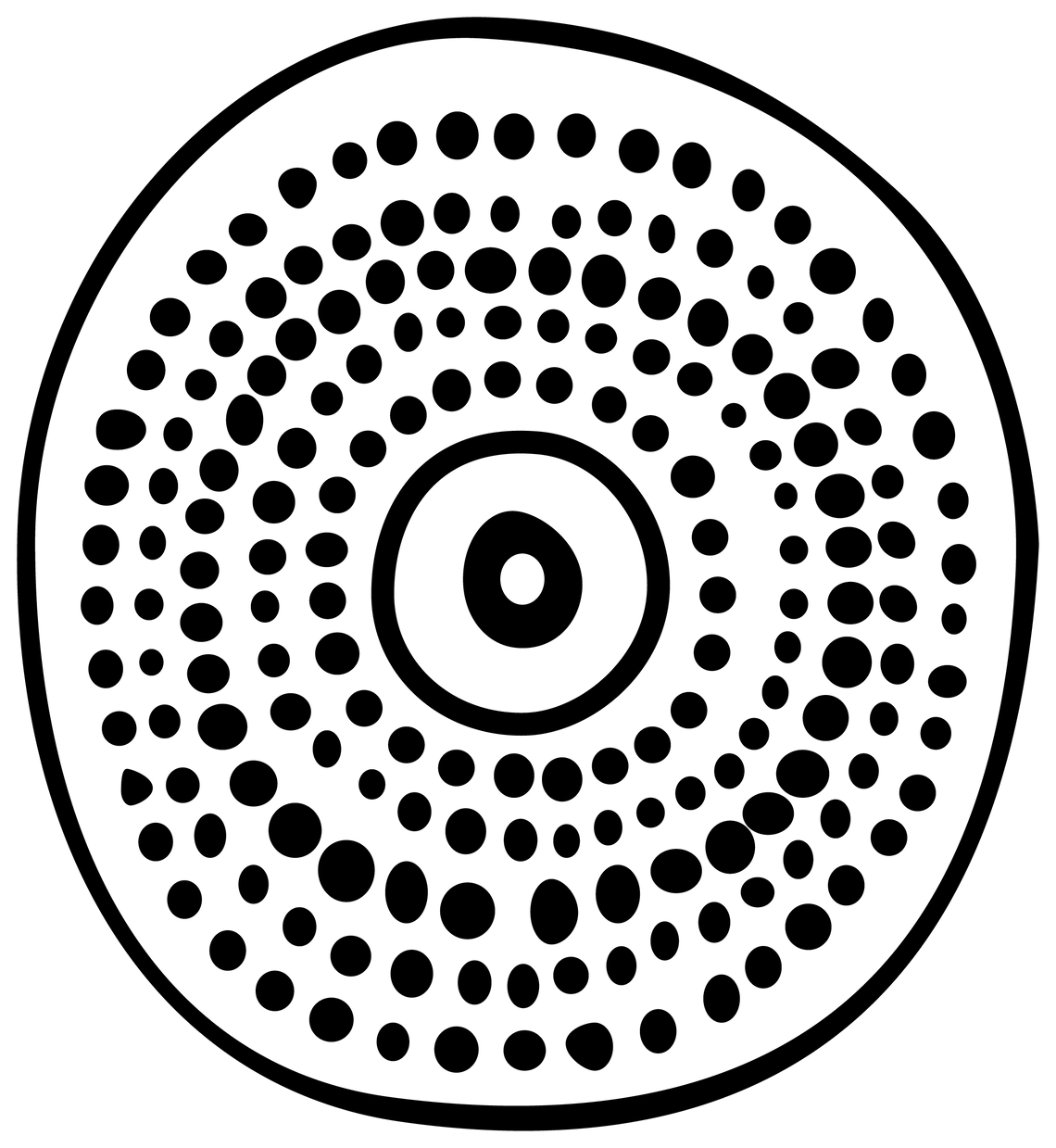 Black - 1 colour (Circle without text)